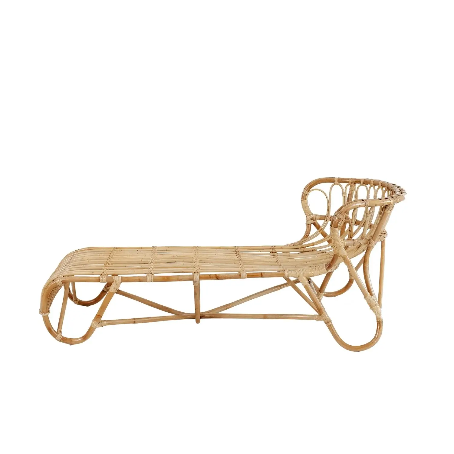 Handmade Bamboo Chaise Longue Chair